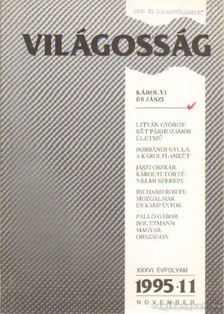 PAPP GÁBOR - Világosság 1995/11. [antikvár]