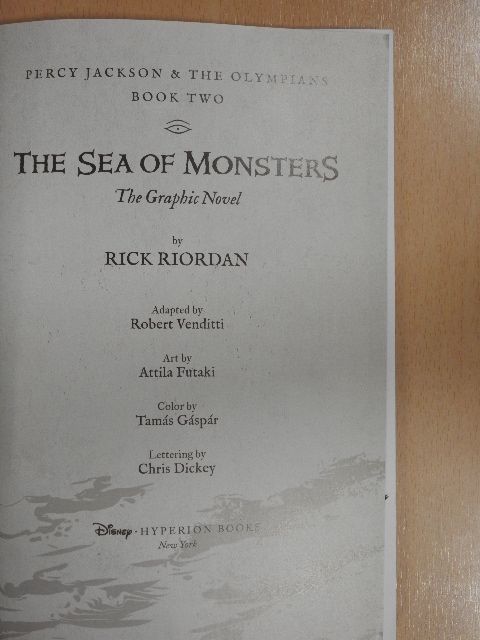 Rick Riordan - The Sea of Monsters [antikvár]
