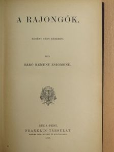 Báró Kemény Zsigmond - A rajongók [antikvár]