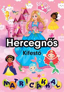 tkk team - Hercegnők matricás kifestő