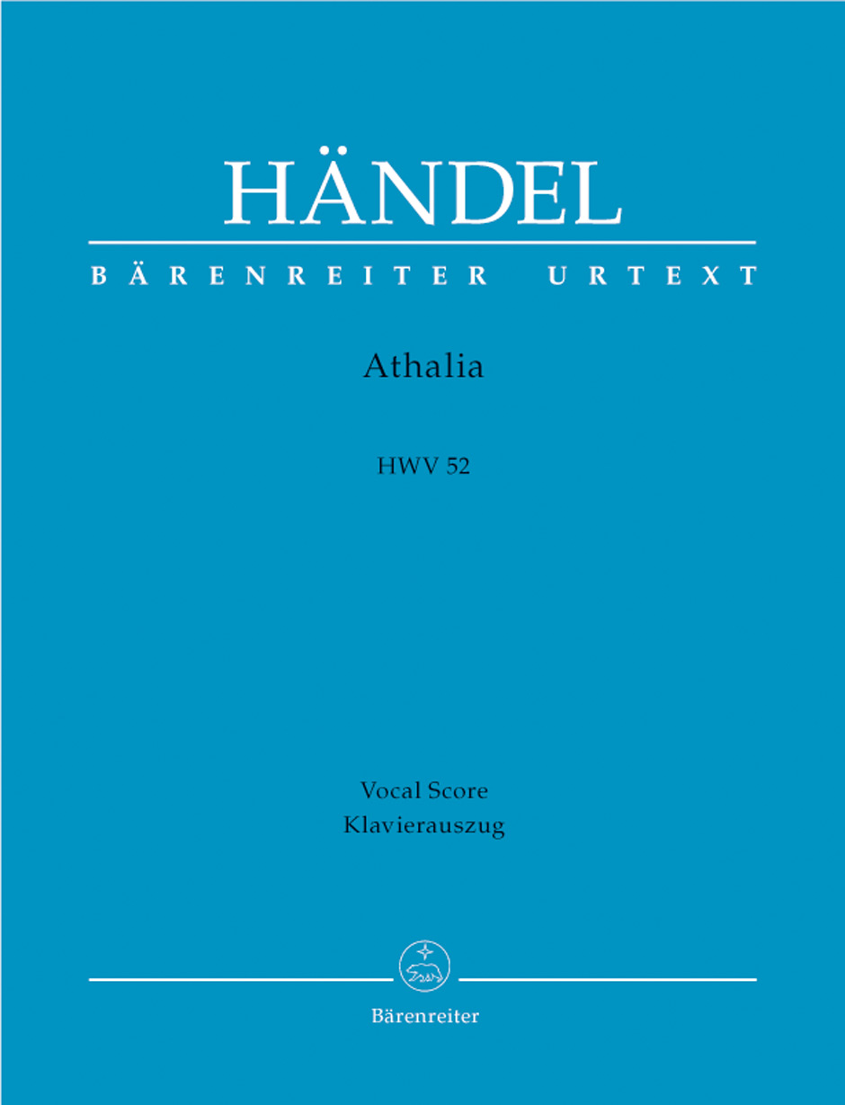 HAENDEL - ATHALIA HWV 52, VOCAL SCORE