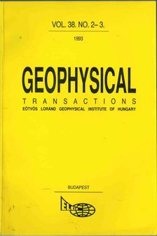 Hegybíró Zsuzsanna - Geophysical Transactions vol. 38. no. 2-3. [antikvár]