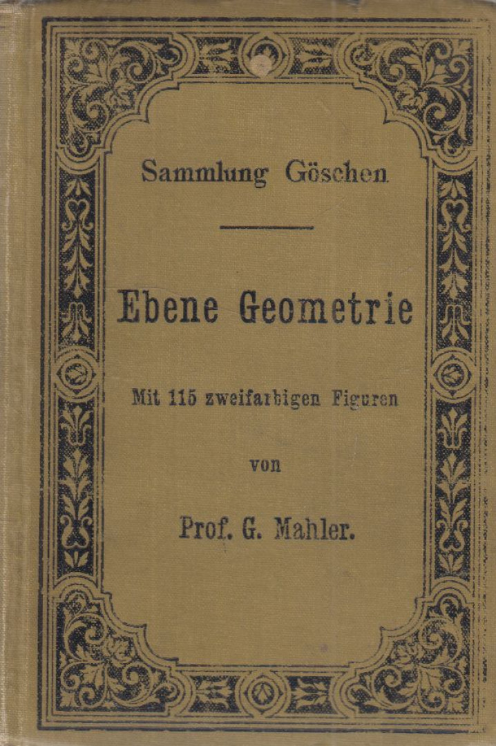 G. Mahler - Ebene Geometrie [antikvár]