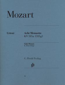 MOZART, W,A, - ACHT MENUETTE KV 315a (315g)