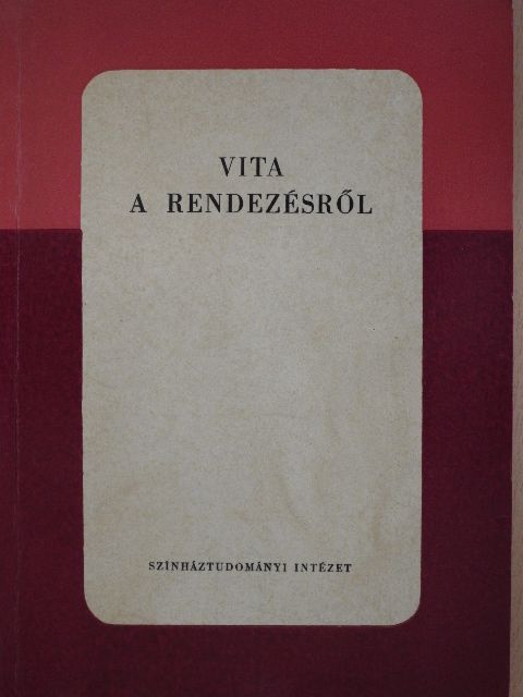 Alekszandr Szolodovnyikov - Vita a rendezésről I. [antikvár]