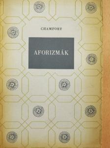 Chamfort - Aforizmák [antikvár]