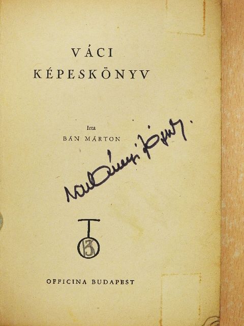 Bán Márton - Váci képeskönyv [antikvár]