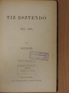 Memor - Tiz esztendő [antikvár]