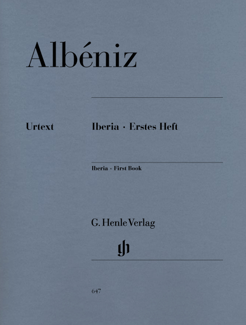 ALBÉNIZ - IBERIA ERSTES HEFT FÜR KLAVIER URTEXT