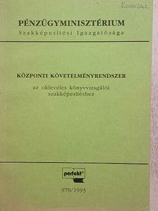 Központi követelményrendszer [antikvár]