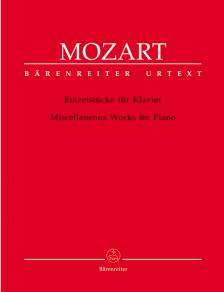 MOZART, W,A, - EINZELSTÜCKE FÜR KLAVIER URTEXT (W.PLATH)
