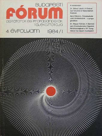 Aczél Kovách Tamás - Budapesti Fórum 1984/1. [antikvár]