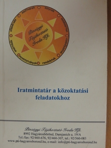 Iratmintatár a közoktatási feladatokhoz [antikvár]