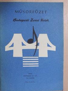 Budapesti Zenei Hetek műsorfüzet 1976/34. [antikvár]