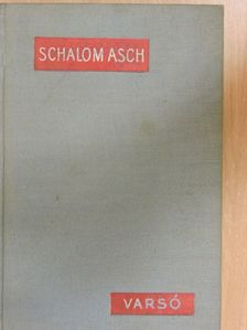 Schalom Asch - Varsó [antikvár]