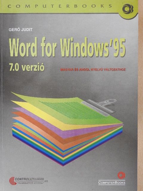 Gerő Judit - Word for Windows '95 [antikvár]