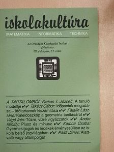 Andor Mihály - Iskolakultúra 1993/23. [antikvár]