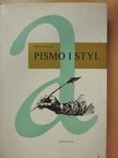 Szántó Tibor - Pismo i styl [antikvár]