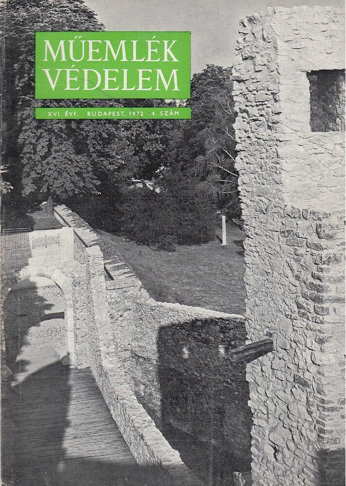 Műemlékvédelem 1972. 4. szám [antikvár]