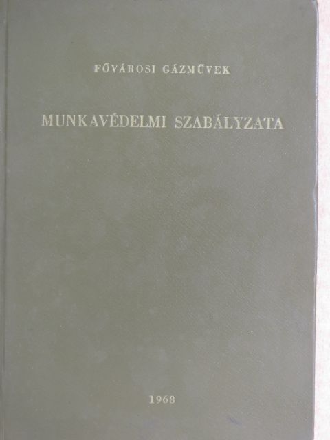 Munkavédelmi szabályzat [antikvár]