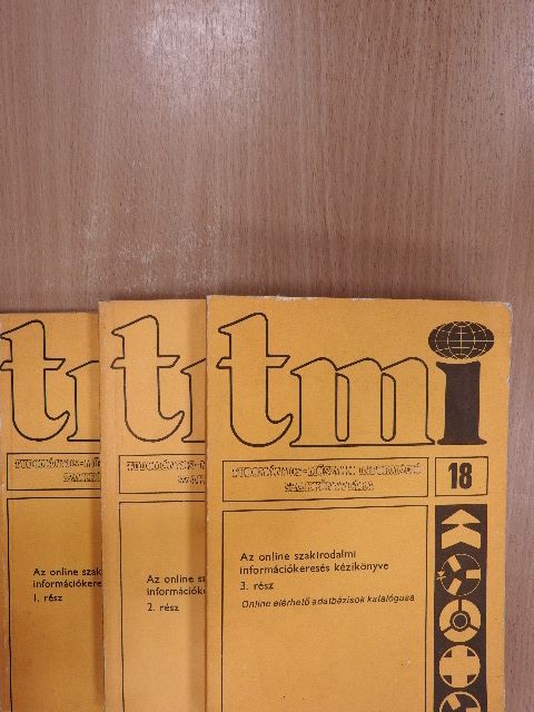 Dr. Borsy Tamás - Az online szakirodalmi információkeresés kézikönyve 1-3. [antikvár]