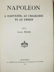 Gaal Mózes - Napoleon [antikvár]