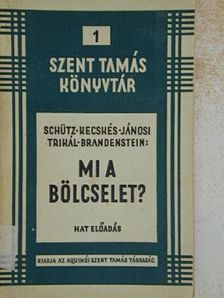 Brandenstein Béla - Mi a bölcselet? [antikvár]