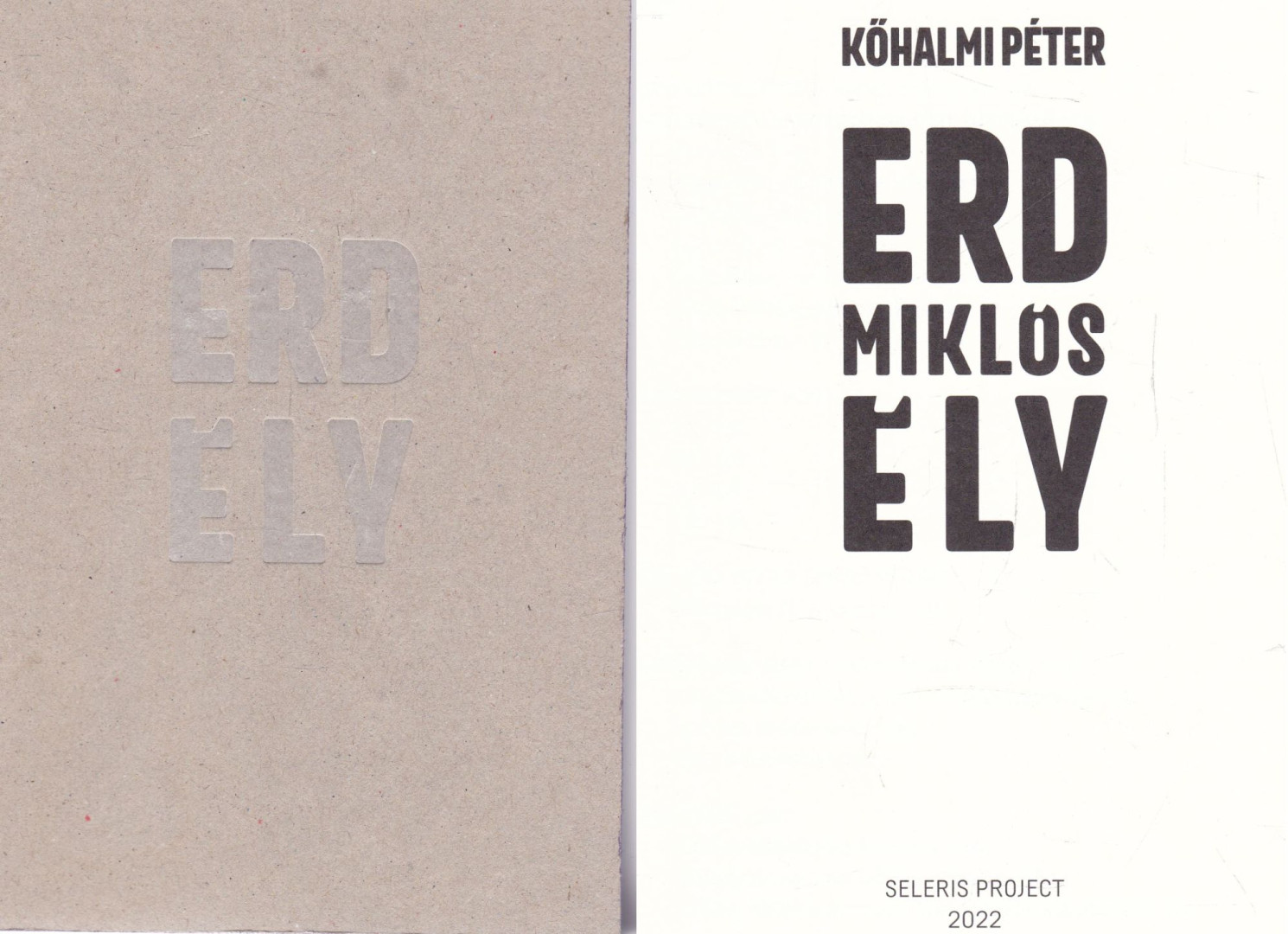 Kőhalmi Péter - Erdély Miklós [antikvár]