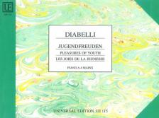 DIABELLI - JUGENDFREUDEN OP.163, SECHS SONATINEN FÜR PIANO ZU VIER HAENDEN, REVIDIERT VON W.RAUCH