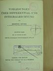 Emanuel Czuber - Vorlesungen über Differential- und Integralrechnung II. [antikvár]