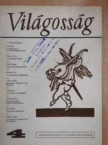 Gábor György - Világosság 1981. április [antikvár]