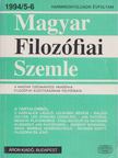 Lendvai L. Ferenc - Magyar Filozófiai Szemle 1994/5-6 [antikvár]