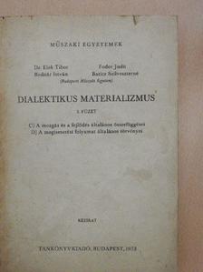Baticz Szilveszterné - Dialektikus materializmus 2. [antikvár]