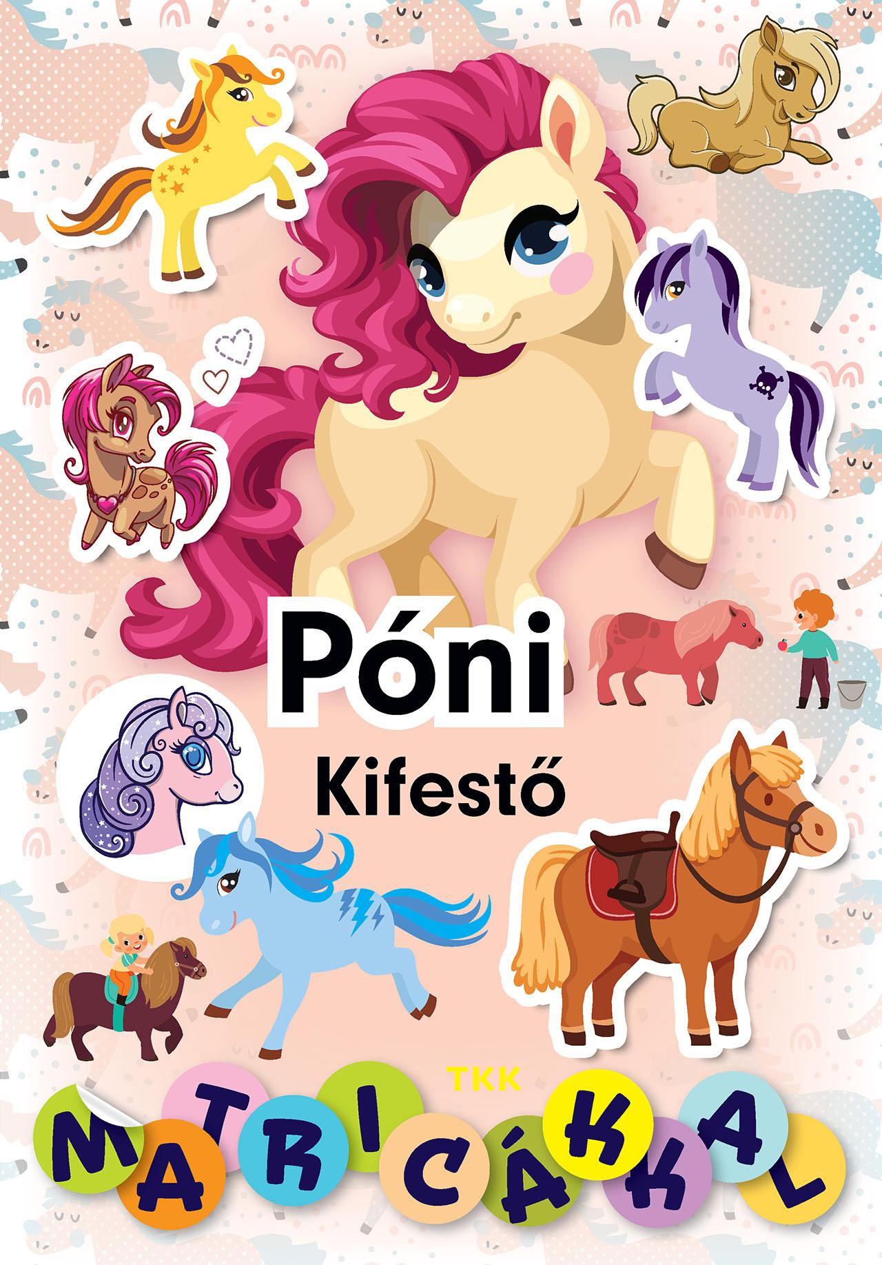 tkk team - Pónik matricás kifestő
