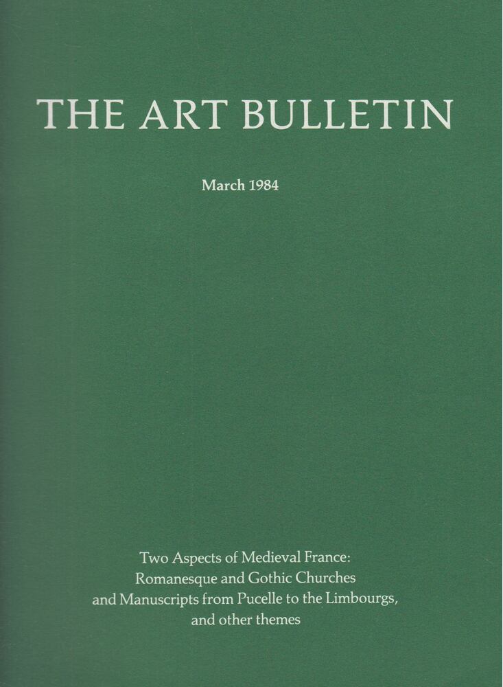 Creighton E. Gilbert - The Art Bulletin March 1984 [antikvár]