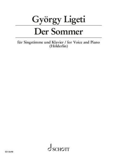 LIGETI - DER SOMMER FÜR SINGSTIMME UND KLAVIER (HÖLDERLIN)