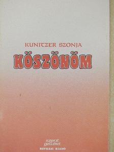 Kunitzer Szonja - Köszönöm [antikvár]