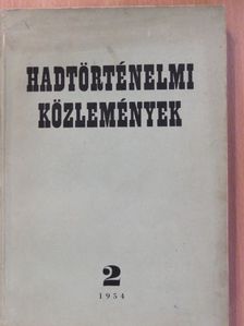 Benczédi László - Hadtörténelmi Közlemények 1954/2 [antikvár]