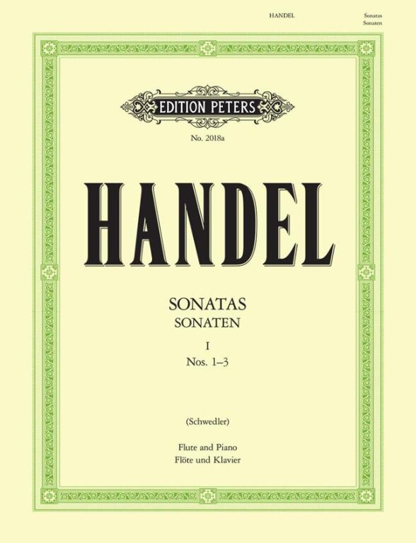 Händel - SONATAS I NOS.1-3 (SCHWENDLER) FLUTE AND PIANO, ANTIKVÁR