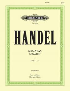 Händel - SONATAS I NOS.1-3 (SCHWENDLER) FLUTE AND PIANO, ANTIKVÁR