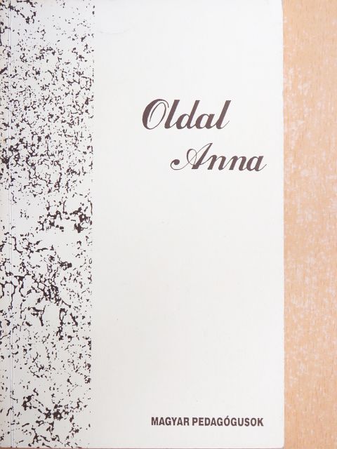 Hunyadi Zoltán - Oldal Anna [antikvár]