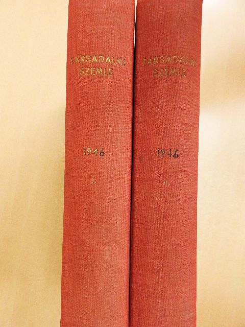 Hegedűs Géza - Társadalmi Szemle 1946. január-december I-II. [antikvár]