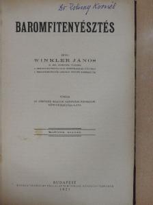 Winkler János - Baromfitenyésztés [antikvár]