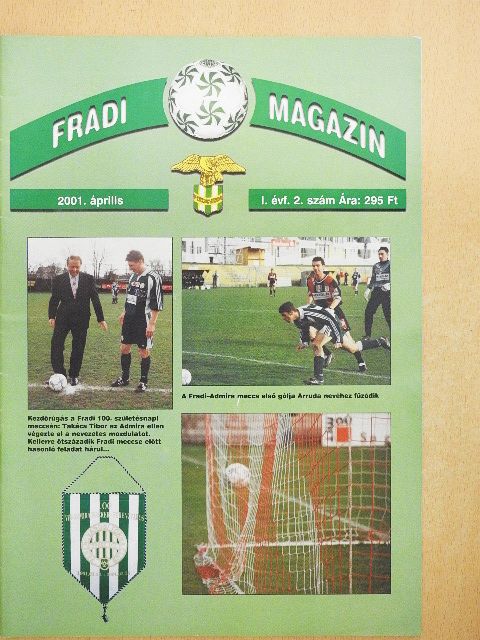 Nagy Béla - Fradi Magazin 2001. április [antikvár]