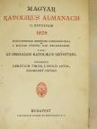 Áldásy Antal - Magyar Katolikus Almanach 1928. [antikvár]