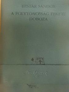 Restár Sándor - A folytonosság fekete doboza [antikvár]