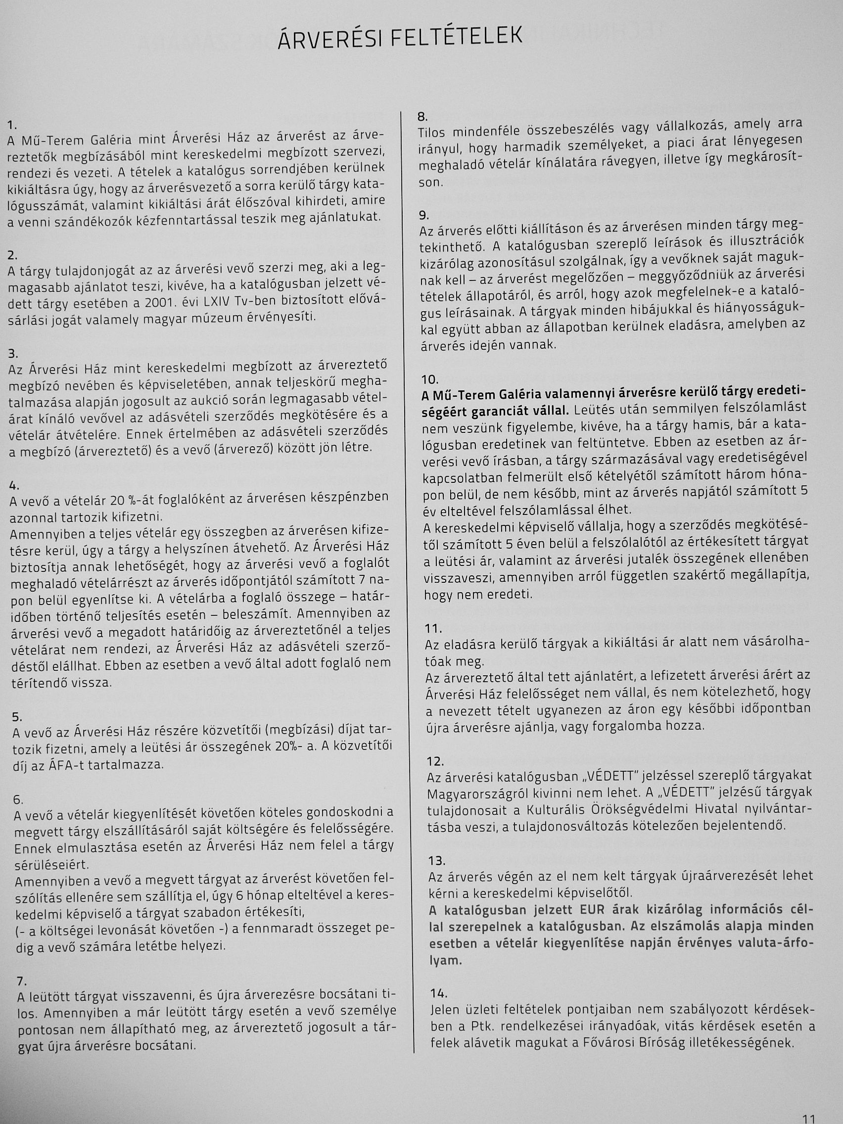 Virág Judit Galéria és Aukciósház - Téli aukció 2014 [antikvár]