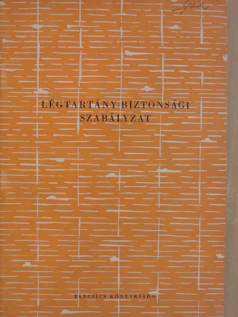 Légtartány-biztonsági szabályzat [antikvár]