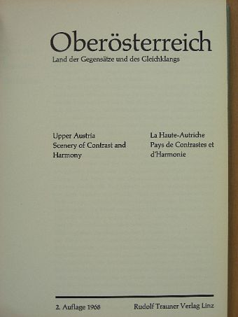 Rudolf Walter Litschel - Oberösterreich/Upper Austria/La Haute-Autriche [antikvár]
