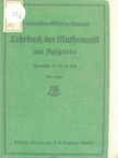 Dr. Alfred Harnack - Lehrbuch der Mathematik mit Aufgaben für höhere Lehranstalten aller Art II. (gótbetűs) (töredék) [antikvár]